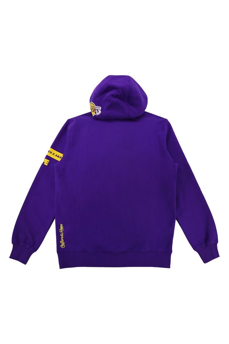 Unisex NBA x Two Hype  Purple Los Angeles Lakers Culture & Hoops Heavyweight Pullover Hoodie, Alternate, color, Purple