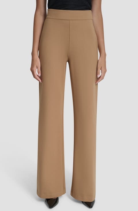 Flare Hem Ponte Pants