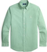 Polo Ralph Lauren Classic Fit Solid Garment Dyed Cotton Button-Down Oxford Shirt
