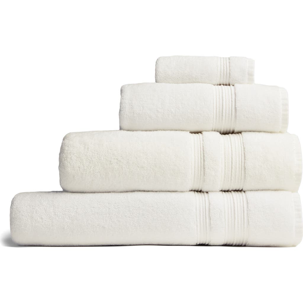 Parachute Classic Set Of 4 Assorted Turkish Cotton Towels In White