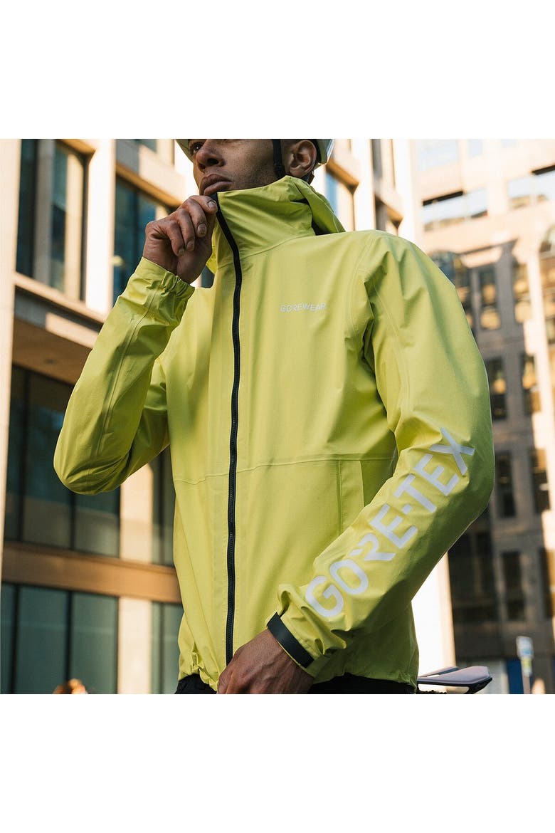 Lupra Gore-Tex Le1 Hooded Jacket - Men's, Alternate, color, Lime Yellow