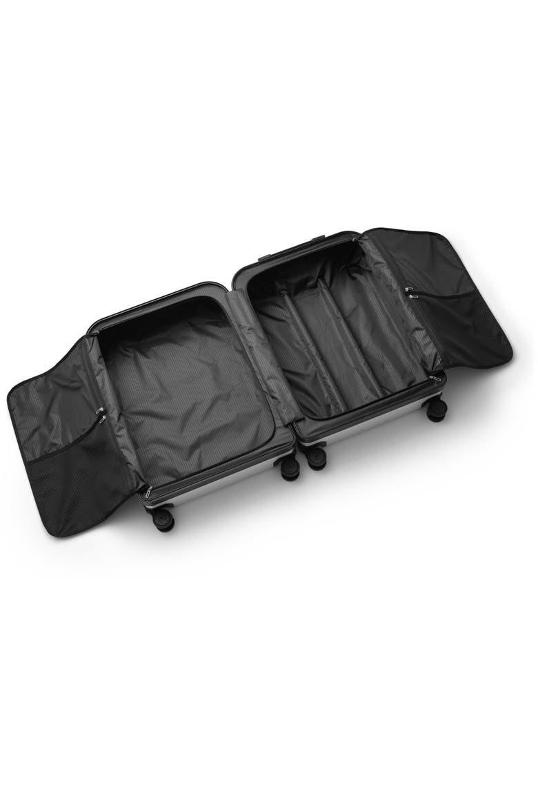 Ramverk Alu 30" Large Checked Spinner Luggage, Alternate, color, Silver / Onyx