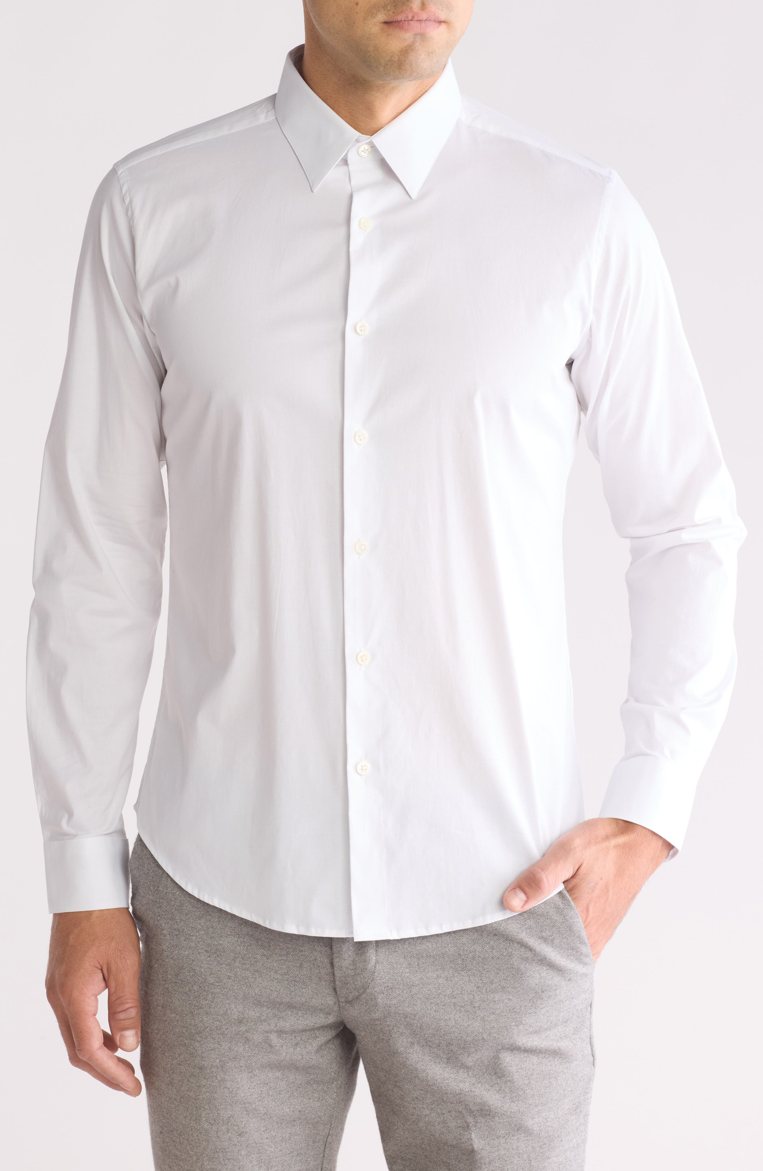 Theory Sylvain Poplin Shirt