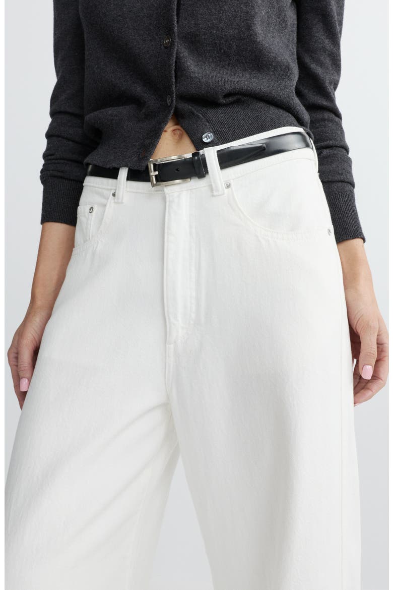Taylor High Waist Relaxed Barrel Jeans, Alternate, color, WHITE AURA