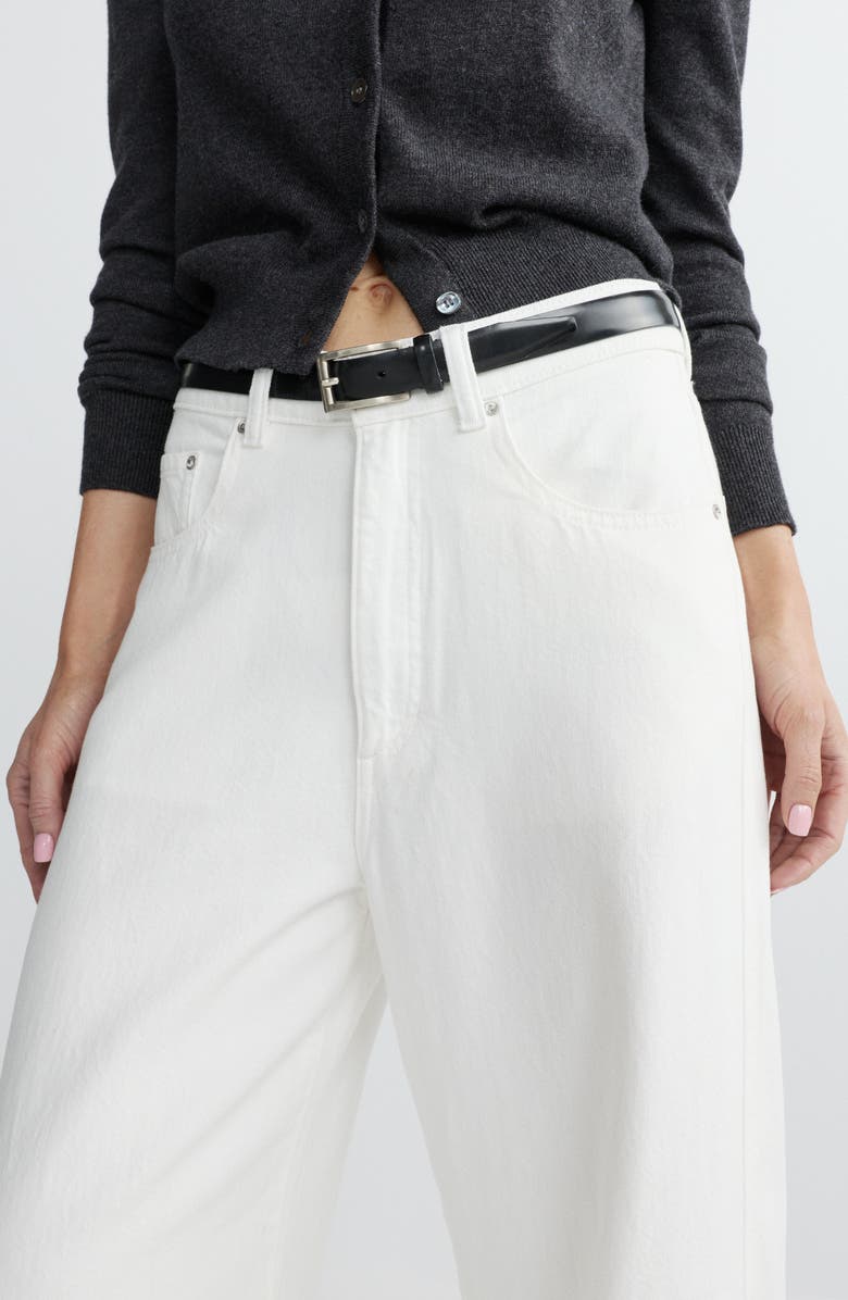 DL1961 Taylor High Waist Relaxed Barrel Jeans, Alternate, color, White Aura