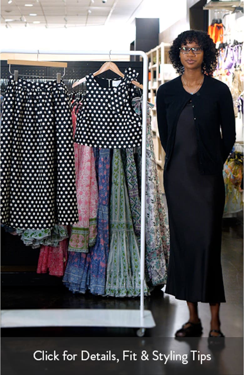 Rhea Polka Dot Sleeveless Top & Maxi Skirt, sales video thumbnail