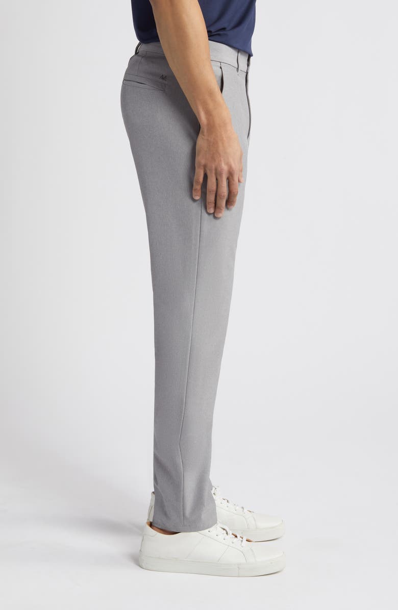 Mizzen+Main Helmsman Flat Front Chinos, Alternate, color, Silver Filigree Heather