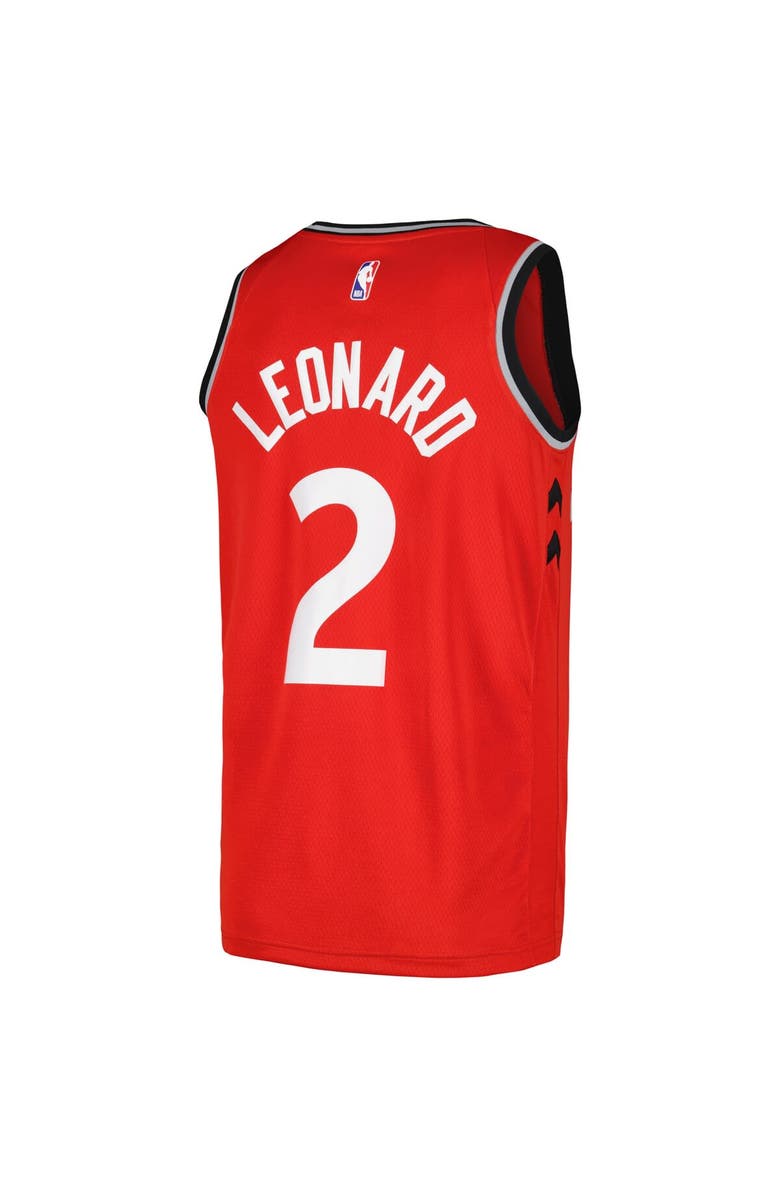 Nike Men's Nike Kawhi Leonard Red Toronto Raptors Swingman Player Jersey - Icon Edition, Alternate, color,