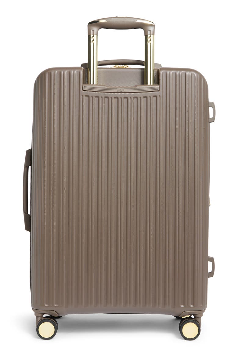 Luxuriant 27-Inch Hardside Checked Expandable Spinner, Alternate, color, FALCON HAZE