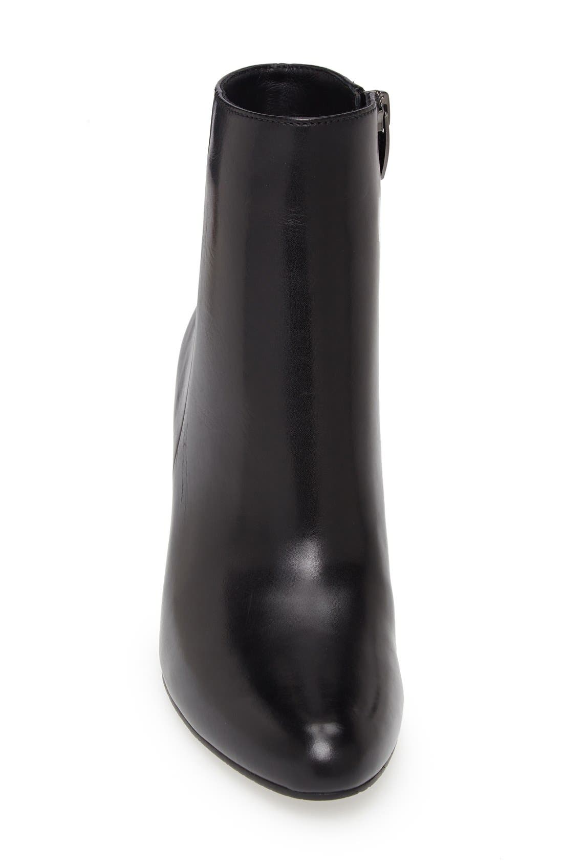 'Abri' Wedge Bootie, Alternate, color, BLACK CALF