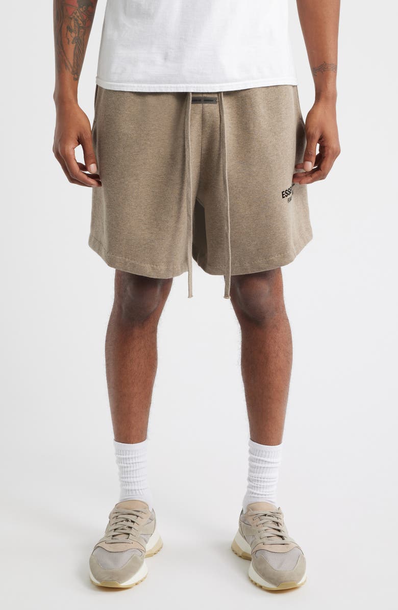 Fear of God Essentials Classic Fleece Sweat Shorts, Main, color, Homestead Heather