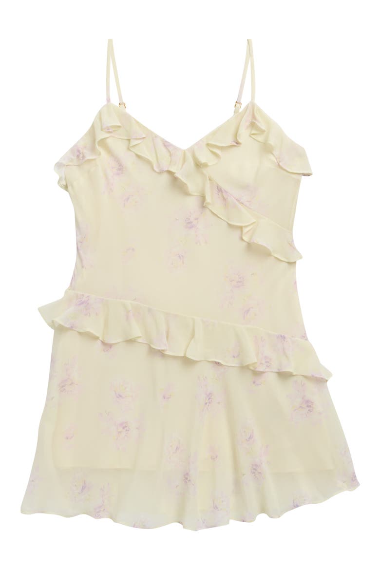 Kids' Mini Lomina Floral Ruffle Trim Dress, Main, color, SWEET JASMINE