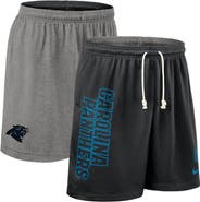 Nike Men's Nike Black Carolina Panthers Sideline Reversible Performance Shorts