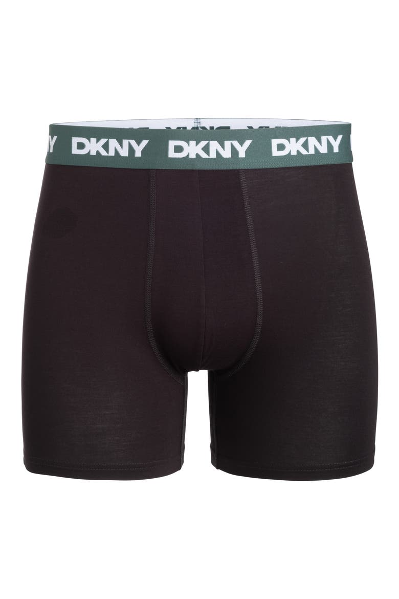 Soft Stretch Pack of 4 Boxer Briefs, Alternate, color, BLACK/EMERALD/BLUE