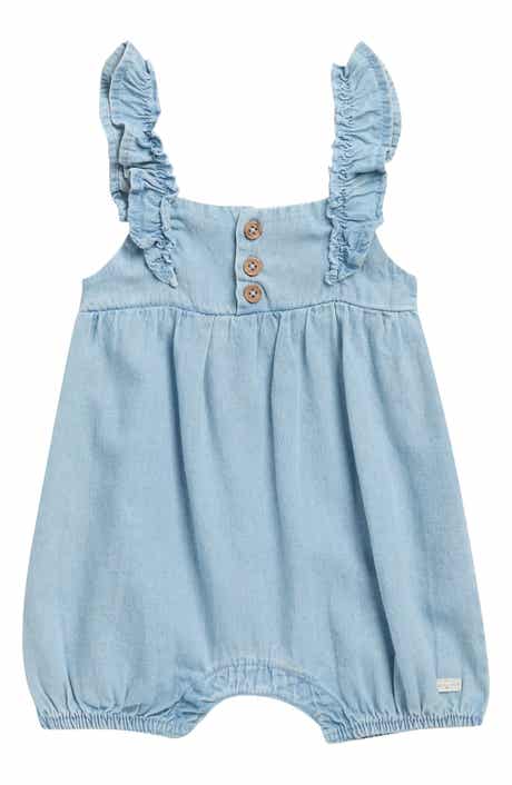 7 For All Mankind Ruffle Tank Bubble Romper