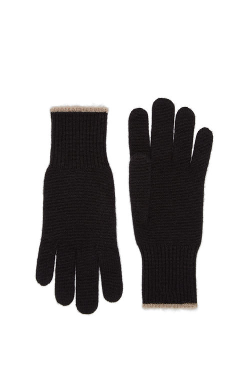 Brunello Cucinelli Knitted Cuffs In Black