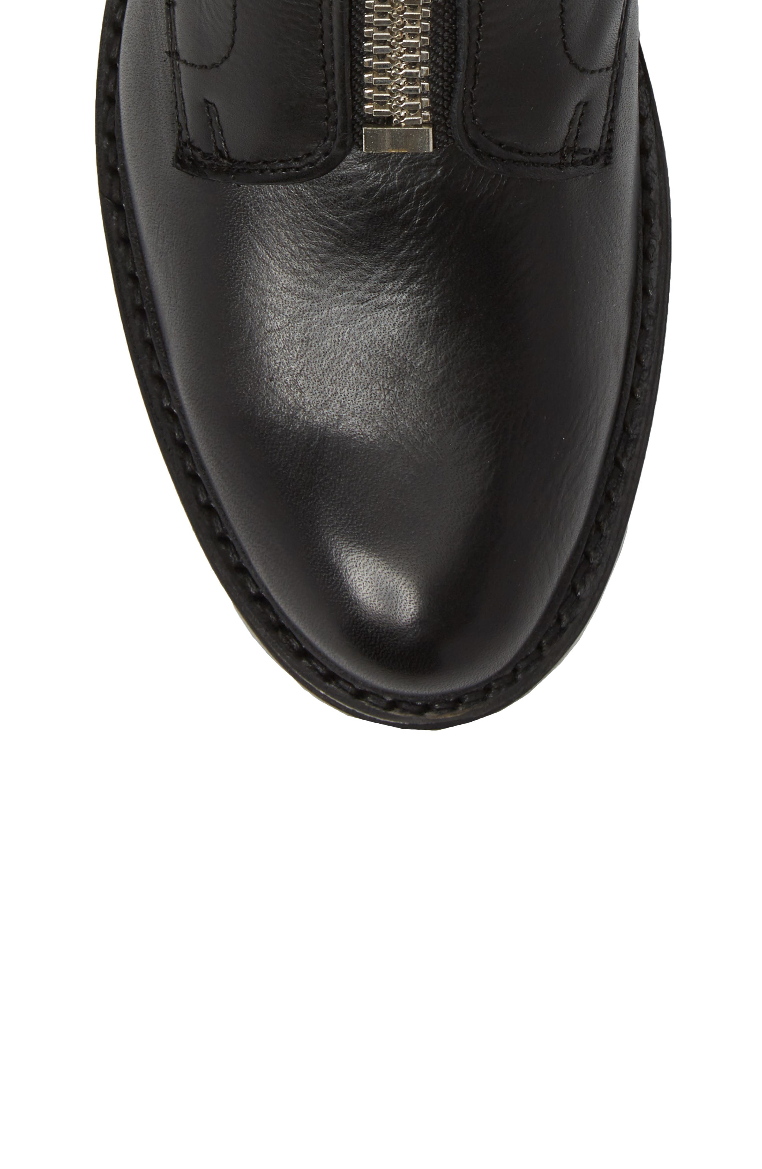 Frye Julie Front Zip Combat Boot, Alternate, color, 