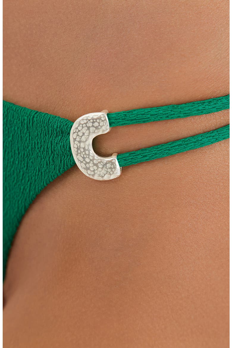 Firenze Sami Full Coverage Bikini Bottoms, Alternate, color, GREEN