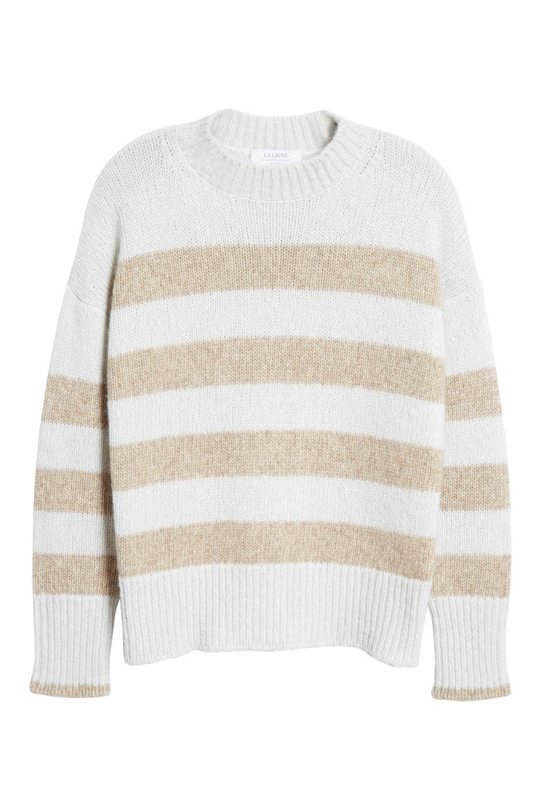 Soft Bold Marin Sweater, Alternate, color, CREAM/ BEIGE