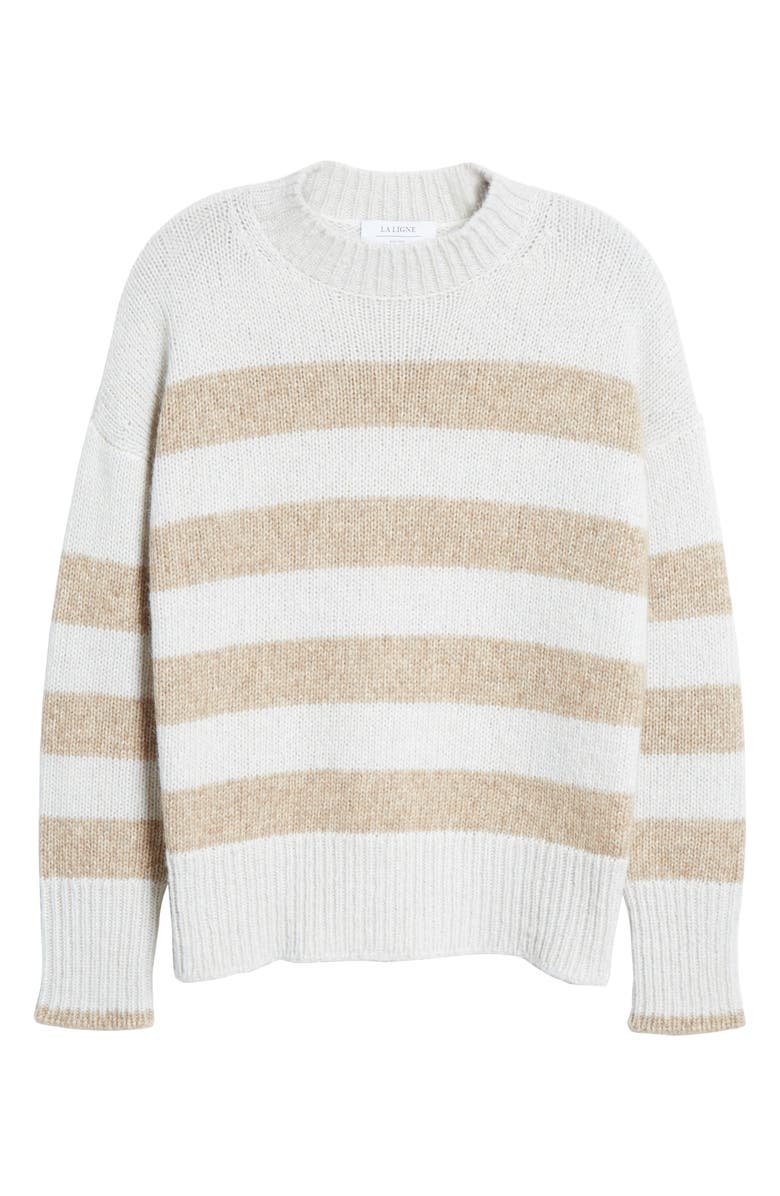 La Ligne Soft Bold Marin Sweater, Alternate, color, 