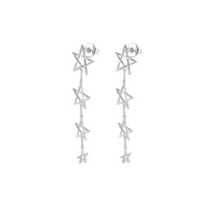 Lucy Quartermaine Quarter Sol Star Earrings