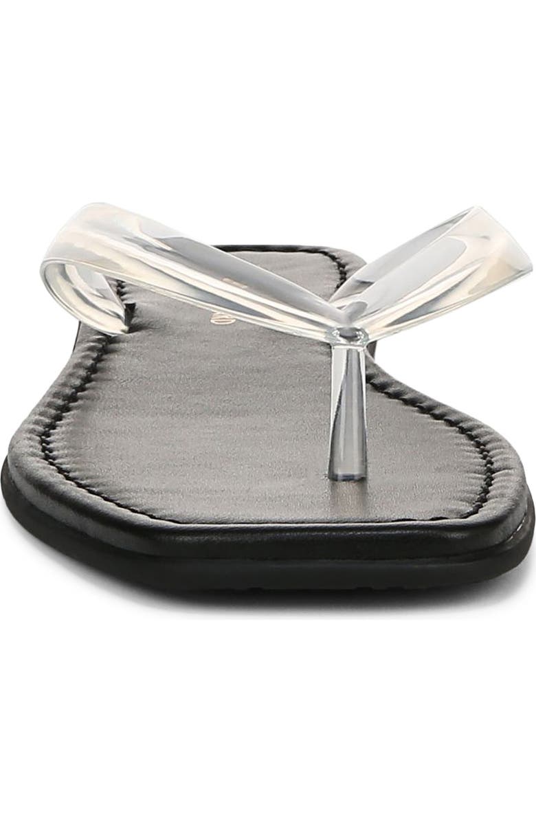 Veronica Beard Clea Flip Flop, Alternate, color, Clear