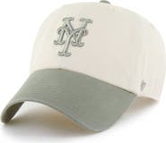 '47 Men's '47  Natural/Olive New York Mets Two-Tone Fashion Clean Up Adjustable Hat