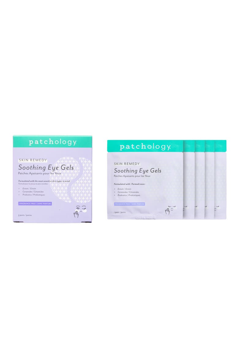 5-Pack Skin Remedy Soothing Eye Gels, Main, color, NO COLOR