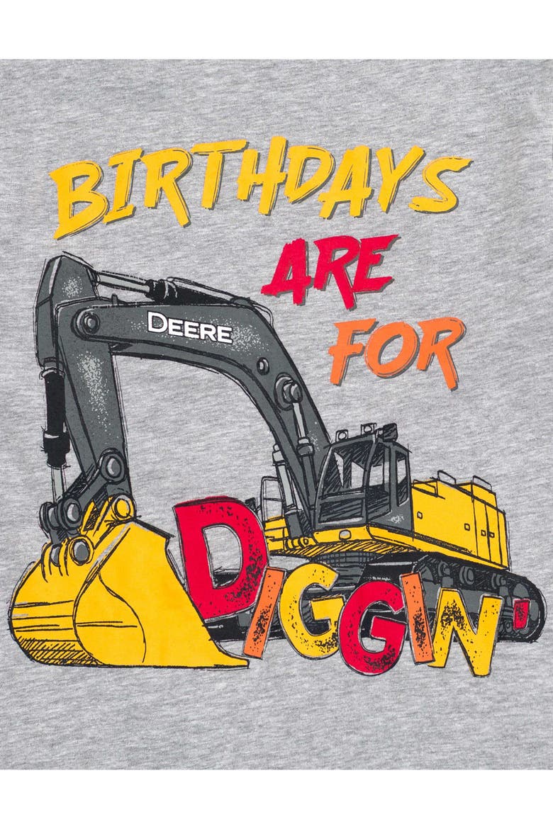 Birthday T-Shirt, Alternate, color, Heather Gray