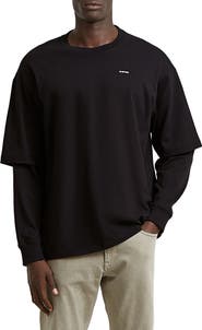 G-STAR Double Sleeve Relaxed Organic Cotton T-Shirt