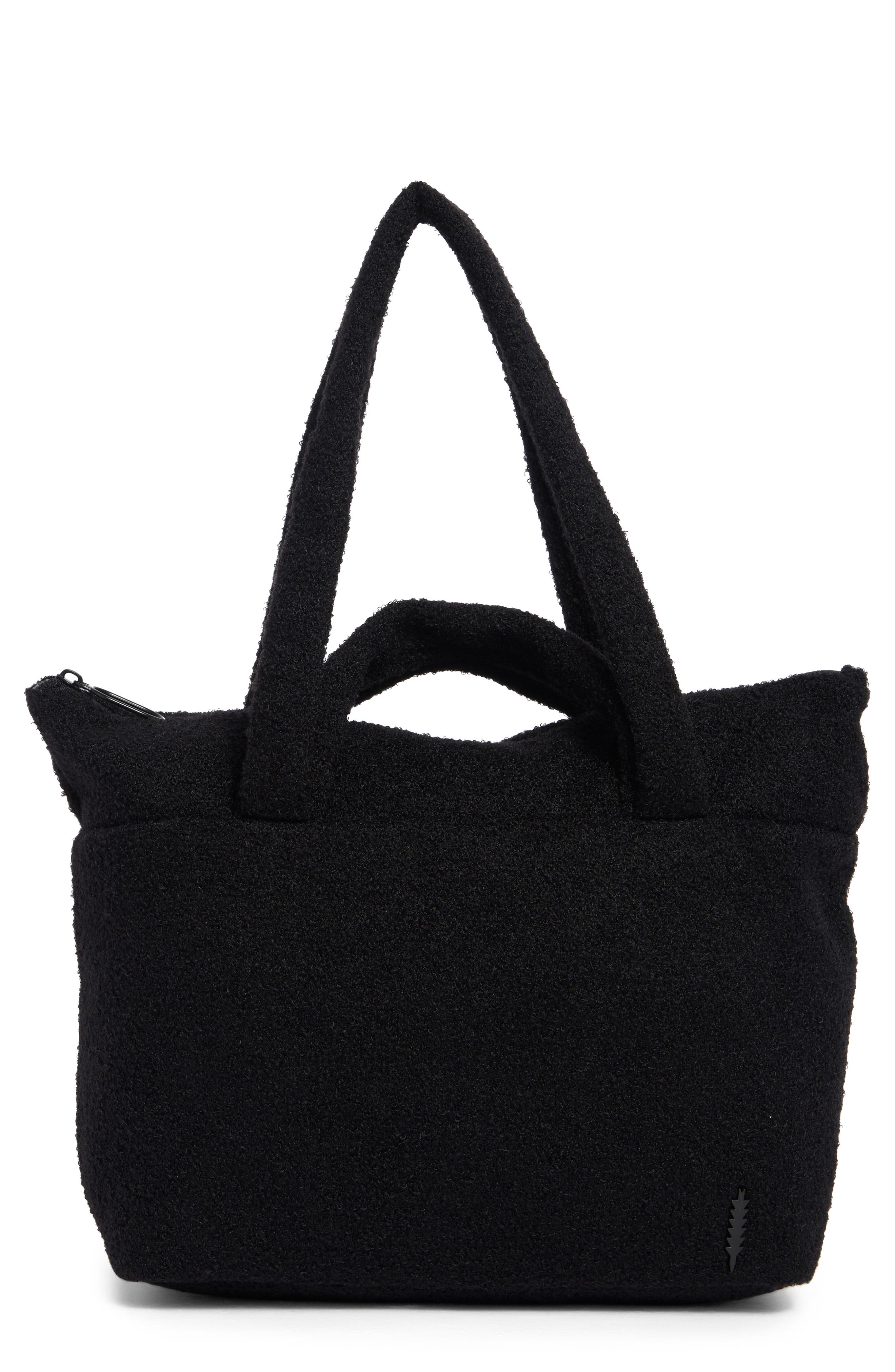 Thacker Glenn Medium Teddy Tote, Main, color, Black