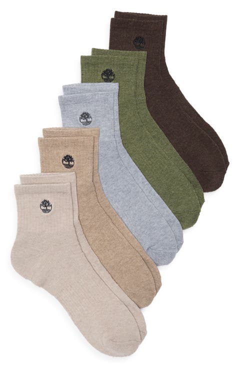 5-Pack Cushion Quarter Length Socks