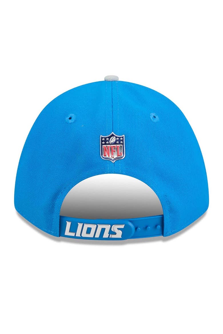 Men's New Era  Blue/Silver Detroit Lions 2026 NFL Draft 9FORTY M-Crown Adjustable Hat, Alternate, color, Blue