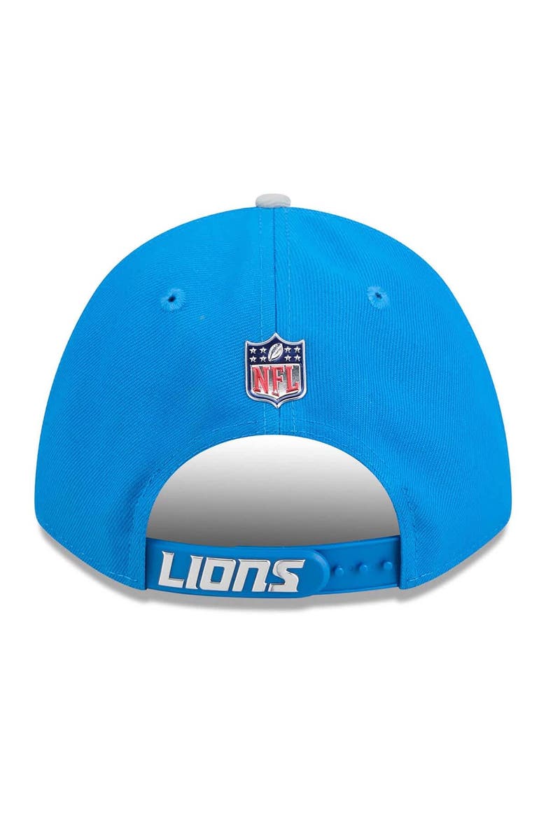 New Era Men's New Era  Blue/Silver Detroit Lions 2026 NFL Draft 9FORTY M-Crown Adjustable Hat, Alternate, color, Blue