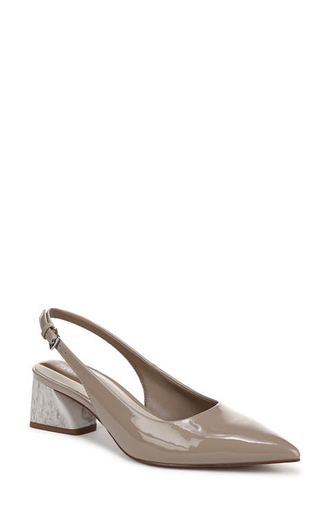 Racer Slingback Pointed Toe Pump (Women)