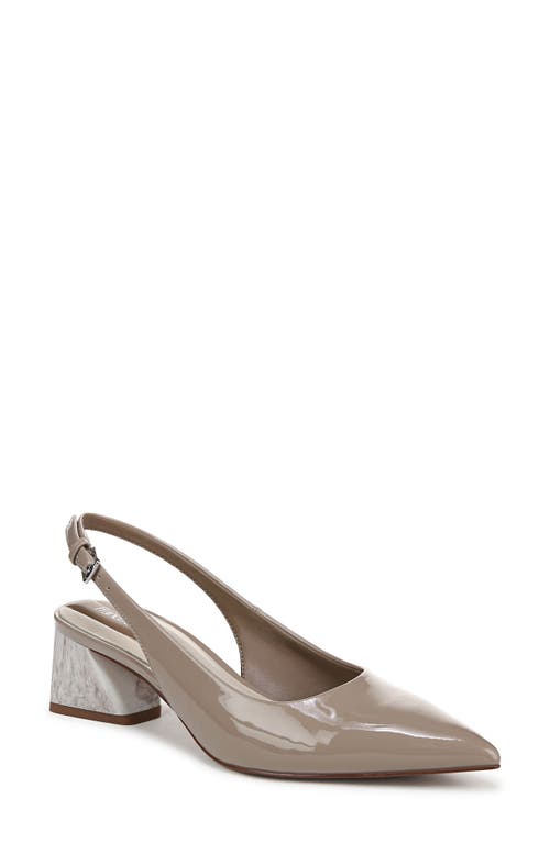 Franco Sarto Racer Slingback Pointed Toe Pump In Grey
