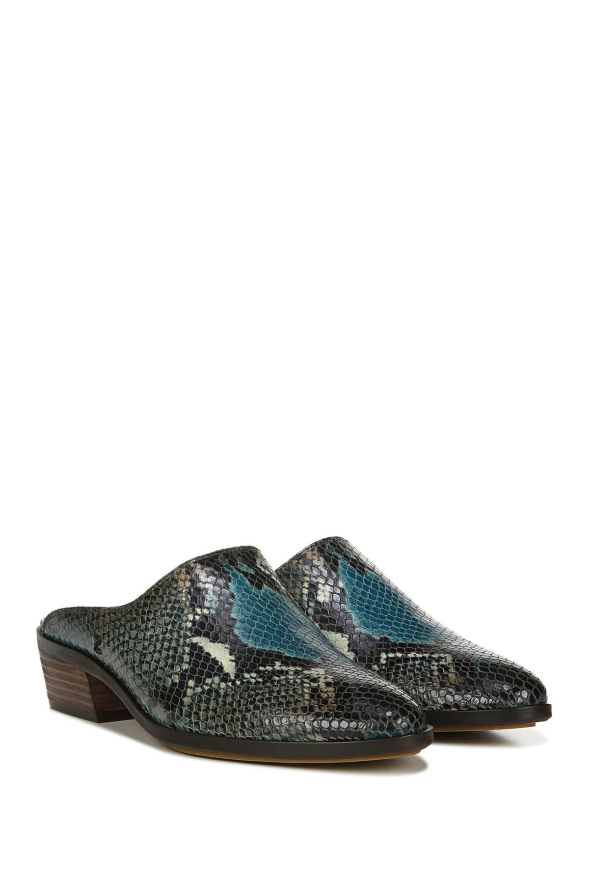 Zodiac Quartz Snake Skin Embossed Mule, Alternate, color, 