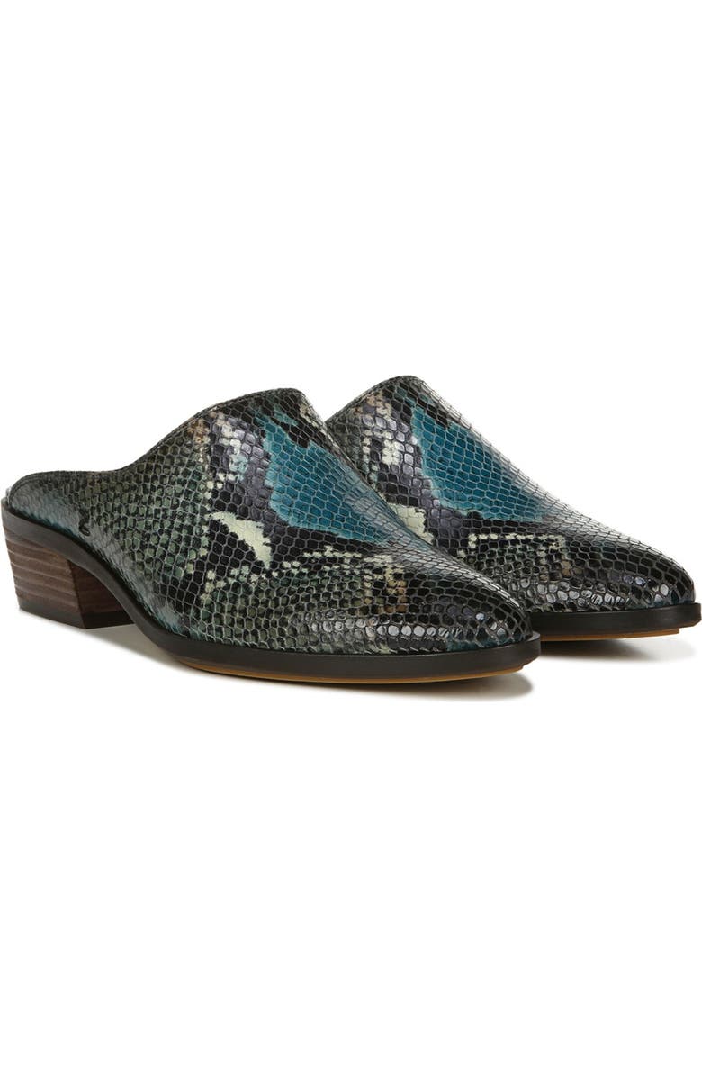 Zodiac Quartz Snake Skin Embossed Mule, Alternate, color,