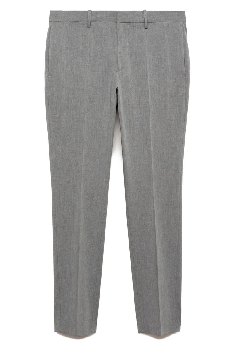 Super Slim Fit Stretch Suit Pants, Alternate, color, GREY