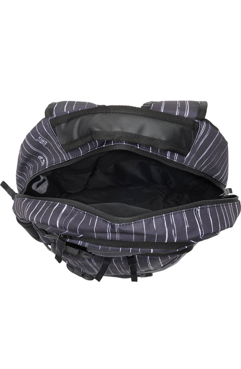 Volcom Grindstone Skate Backpack, Alternate, color, Black White