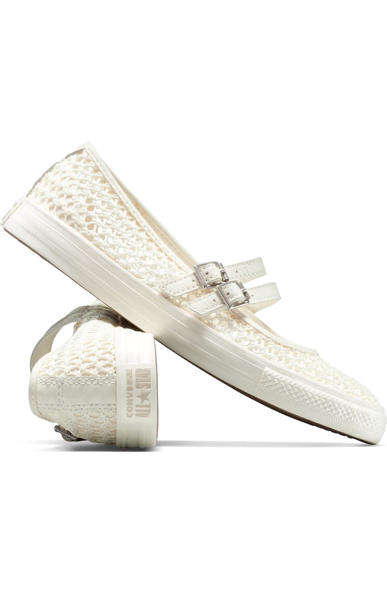 Converse Chuck Taylor All Star Dainty Mary Jane Sneaker, Alternate, color, Egret/ Papyrus