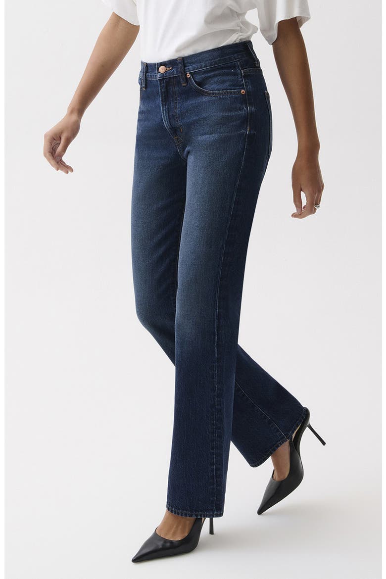 Dakota Petite High Waist Bootcut Jeans, Alternate, color, SKYSCRAPER