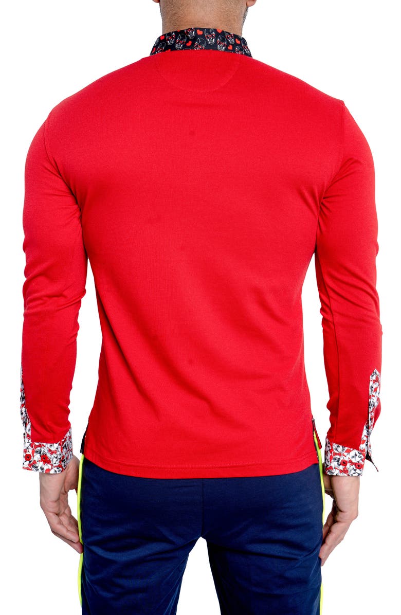 Maceoo Newton Dog Love Polo, Alternate, color, Red