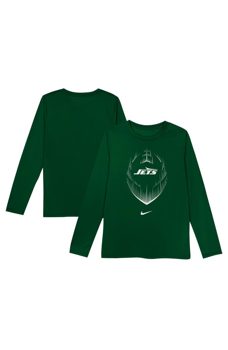 Nike Toddler Nike Green New York Jets Legend Icon Long Sleeve T-Shirt, Main, color, Green