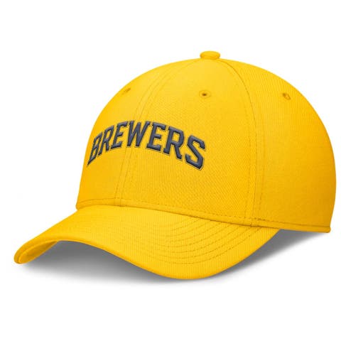 Men's Nike Gold Milwaukee Brewers Rise Performance Flex Hat