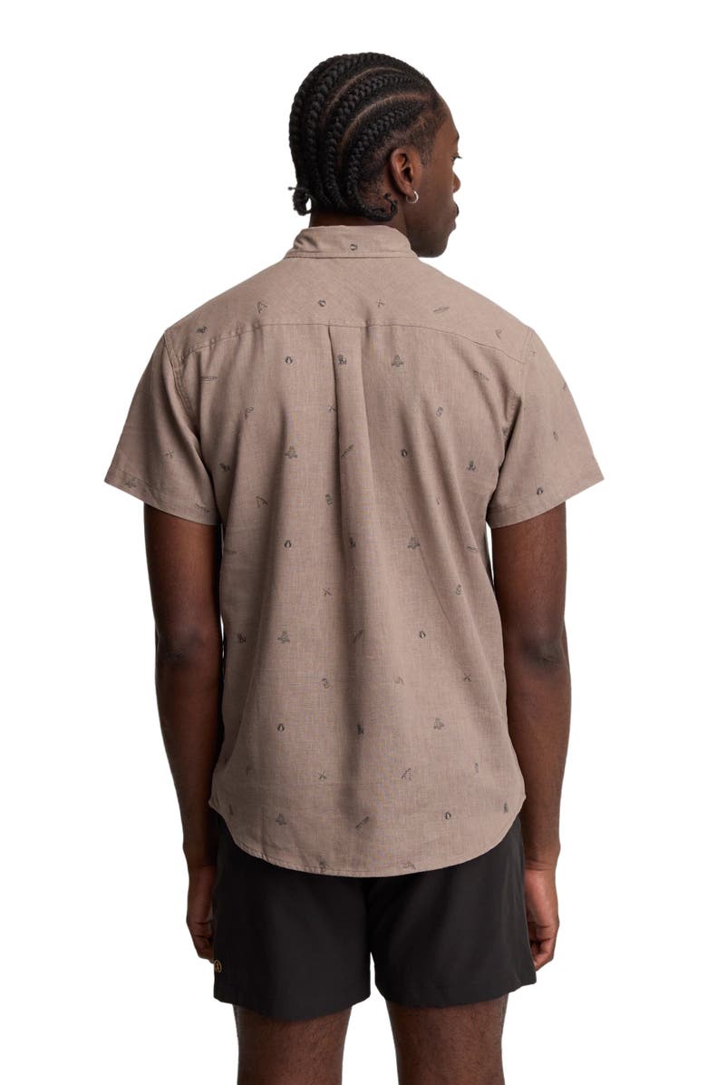 tentree Lake Life Mancos Shirt, Alternate, color, Clay/Lake Life