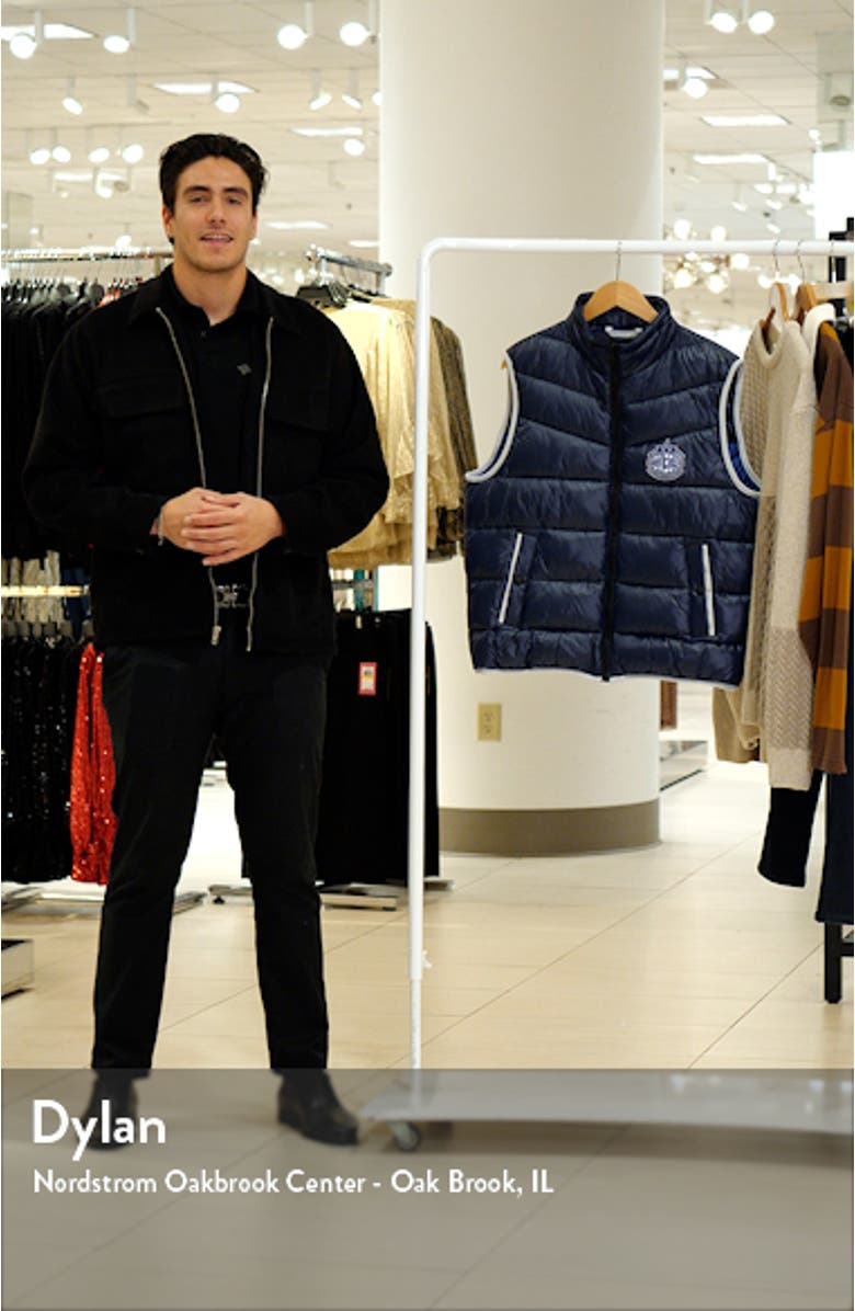 x NFL Corner Recycled Polyamide Puffer Vest, sales video thumbnail