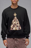 Jordan Holiday Tree Graphic Sweatshirt