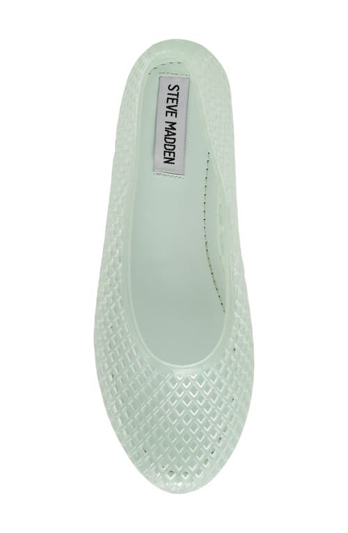 STEVE MADDEN STEVE MADDEN GYZMO PERFORATED JELLY FLAT
