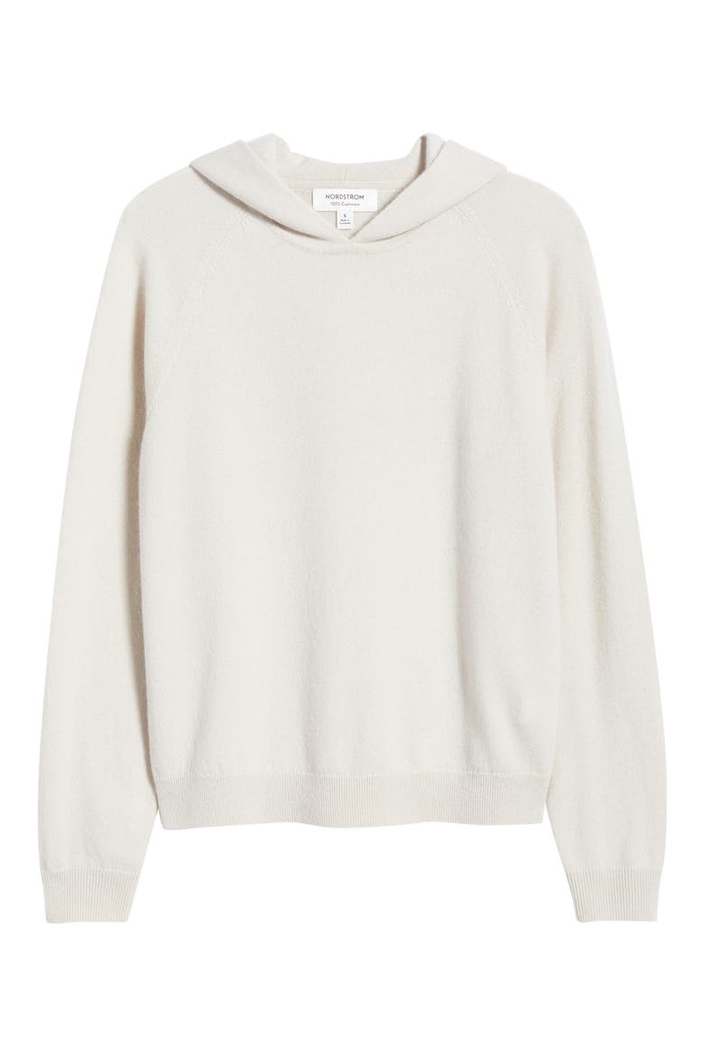 Cashmere Sweater Hoodie, Alternate, color, BEIGE BEACH